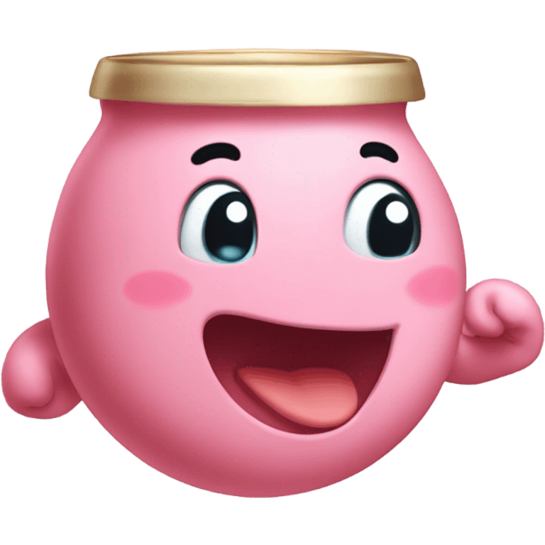 Kirby beer emoji