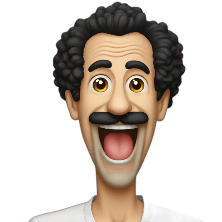 Borat laughing emoji