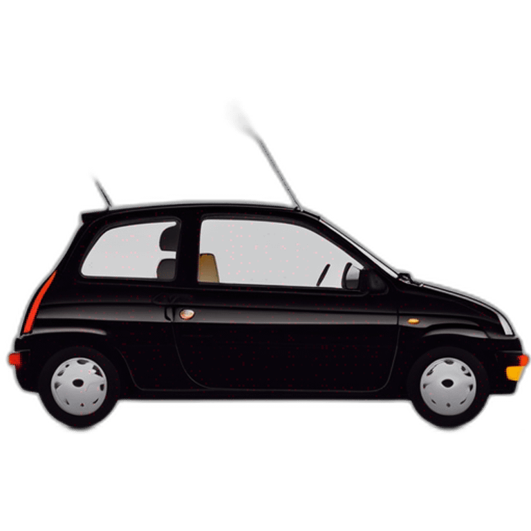 Renault twingo 1993 noir emoji