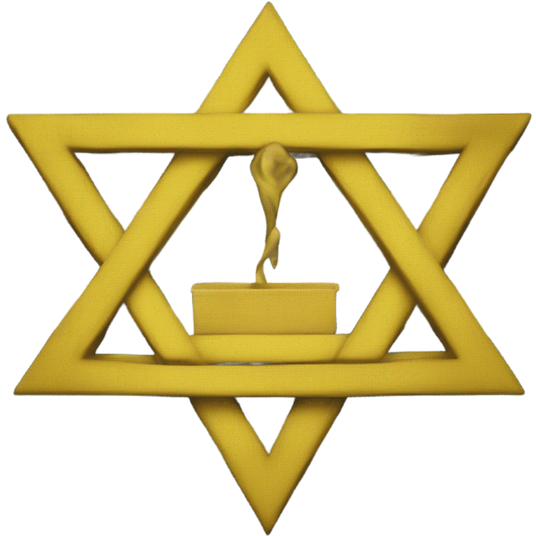 Create yellow around the flag of Israel emoji