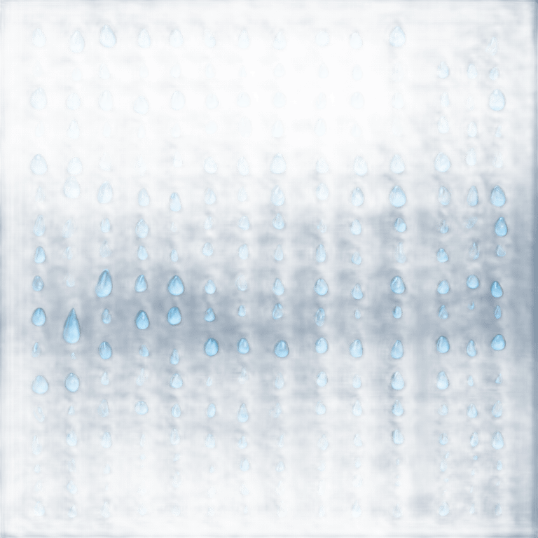 10 rain drops emoji