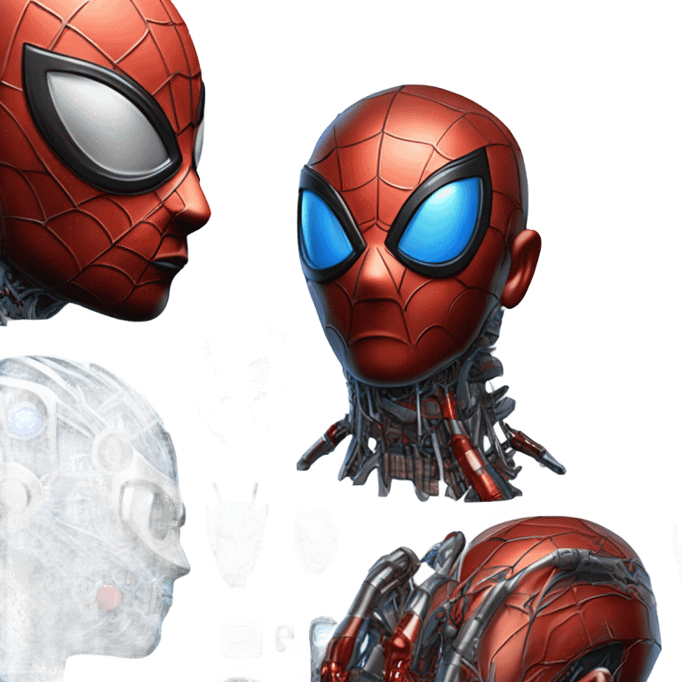 Terminator Spider-man Face emoji