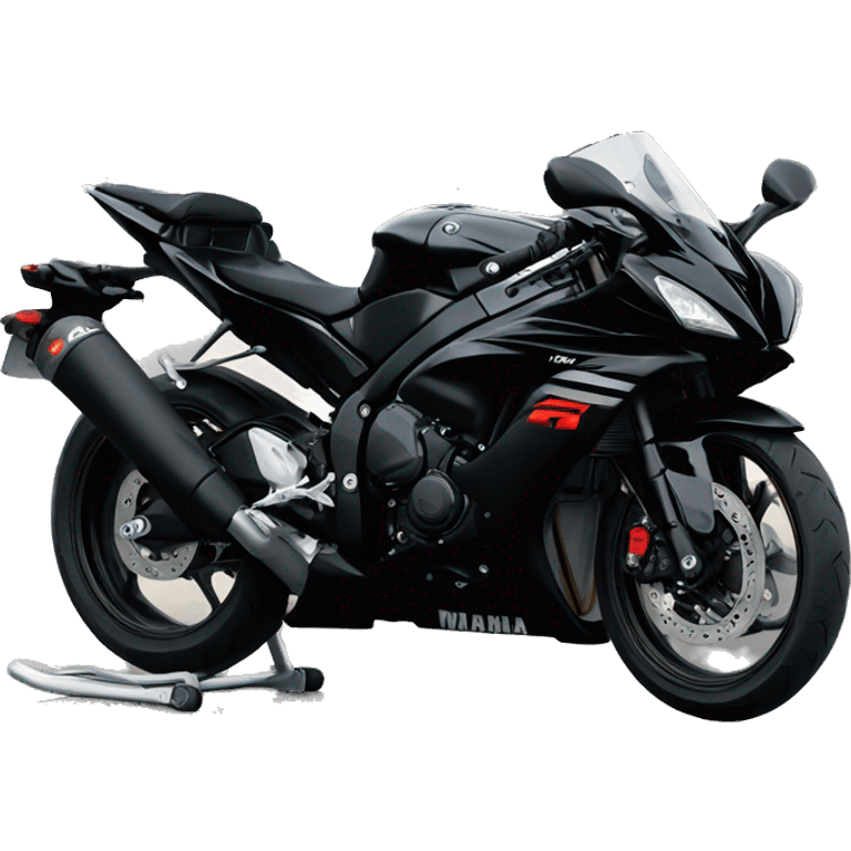 black yamaha r7 emoji