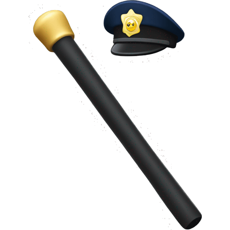 police truncheon emoji