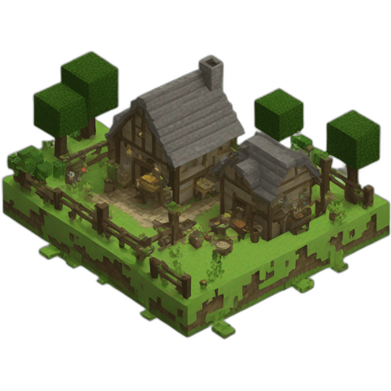 Village Minecraft emoji