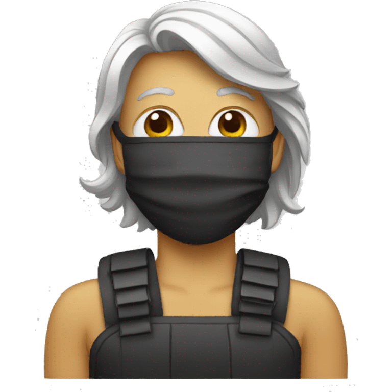 A emoji With a mask  emoji