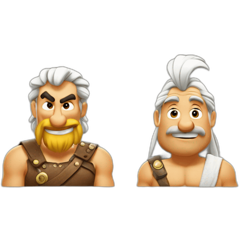 Asterix and Obelix emoji