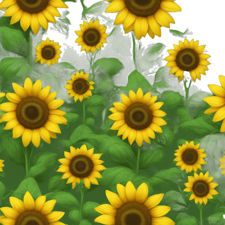 a sunflower emoji