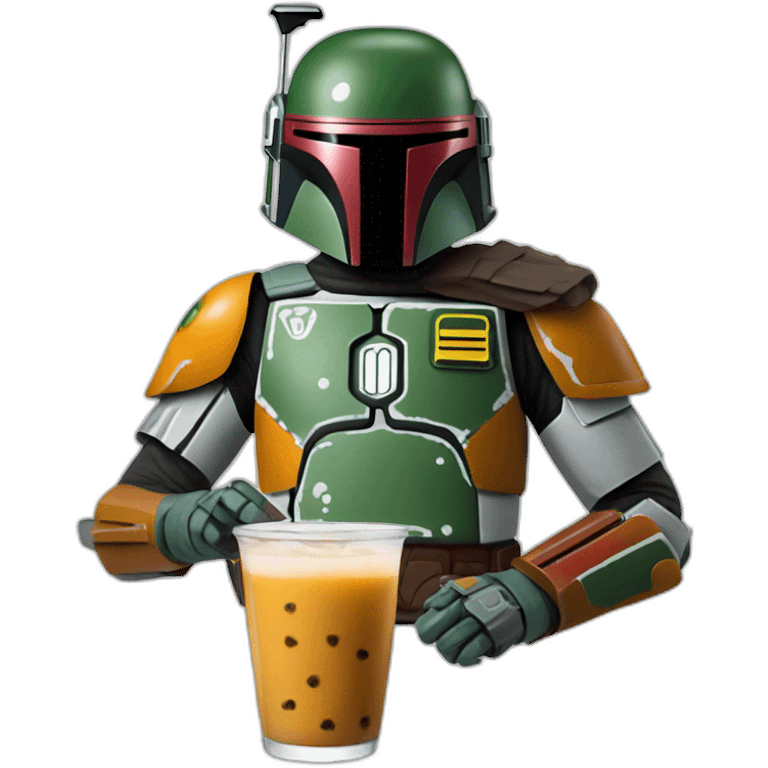 boba tea fett emoji