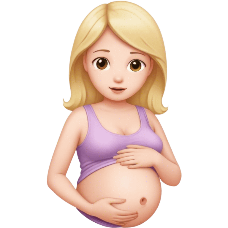 pregnant child  emoji