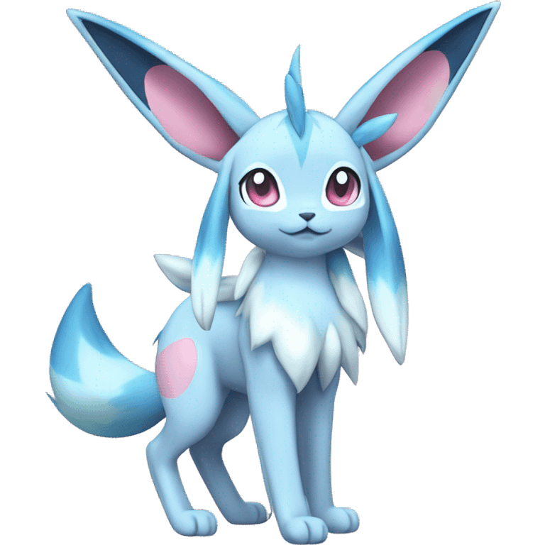 Glaceon-Sylveon full body emoji