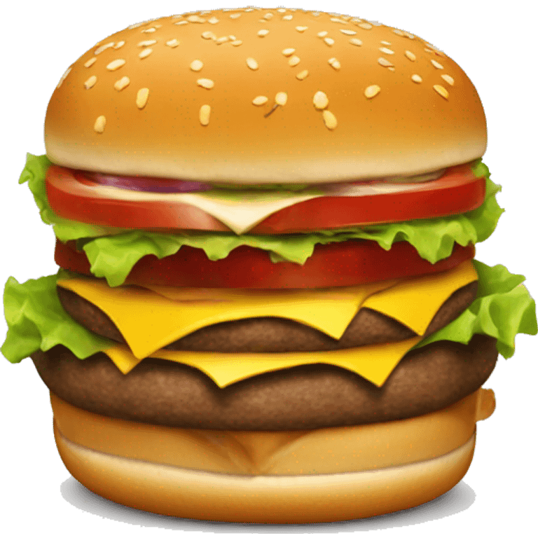 Doble burger emoji