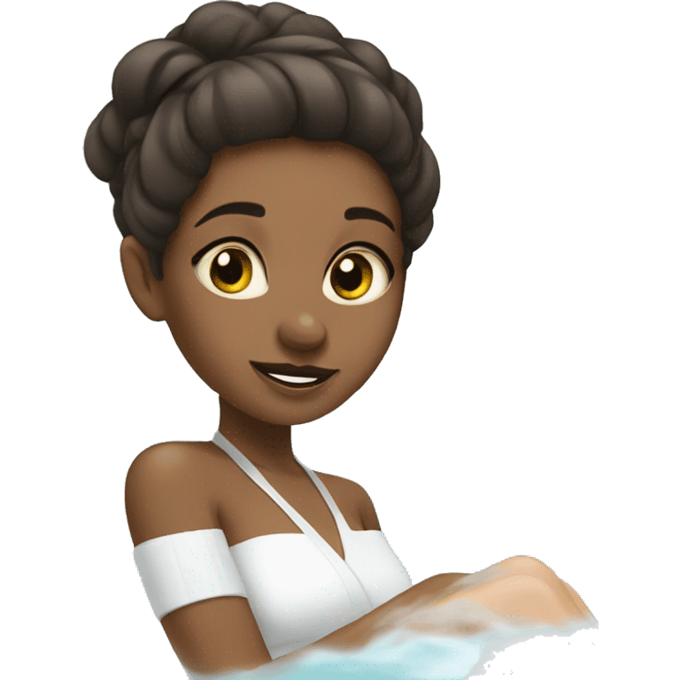 Girl spa day emoji