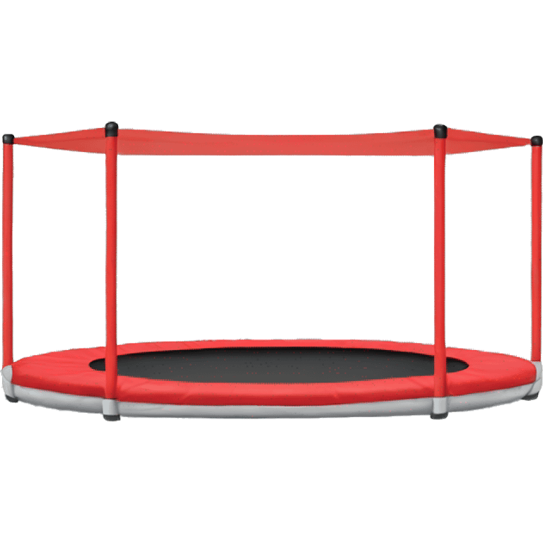 A red trampoline emoji