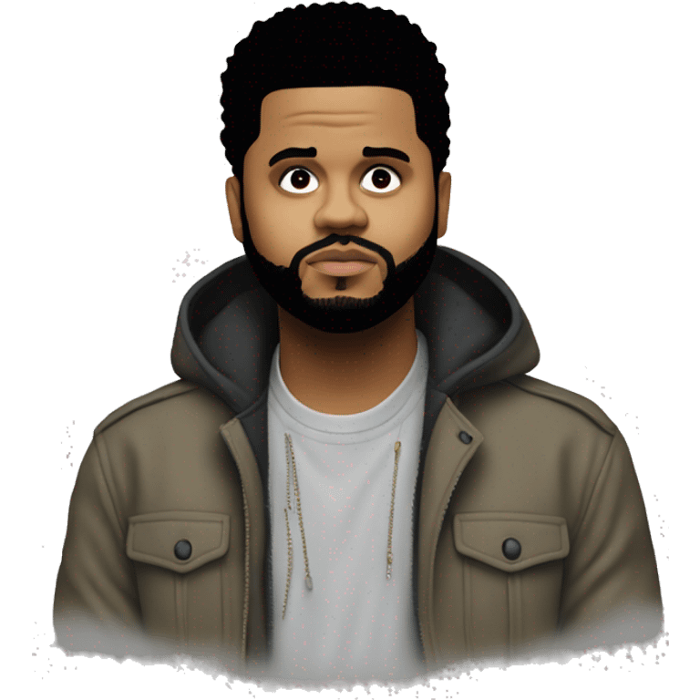 The Weeknd xo logo emoji