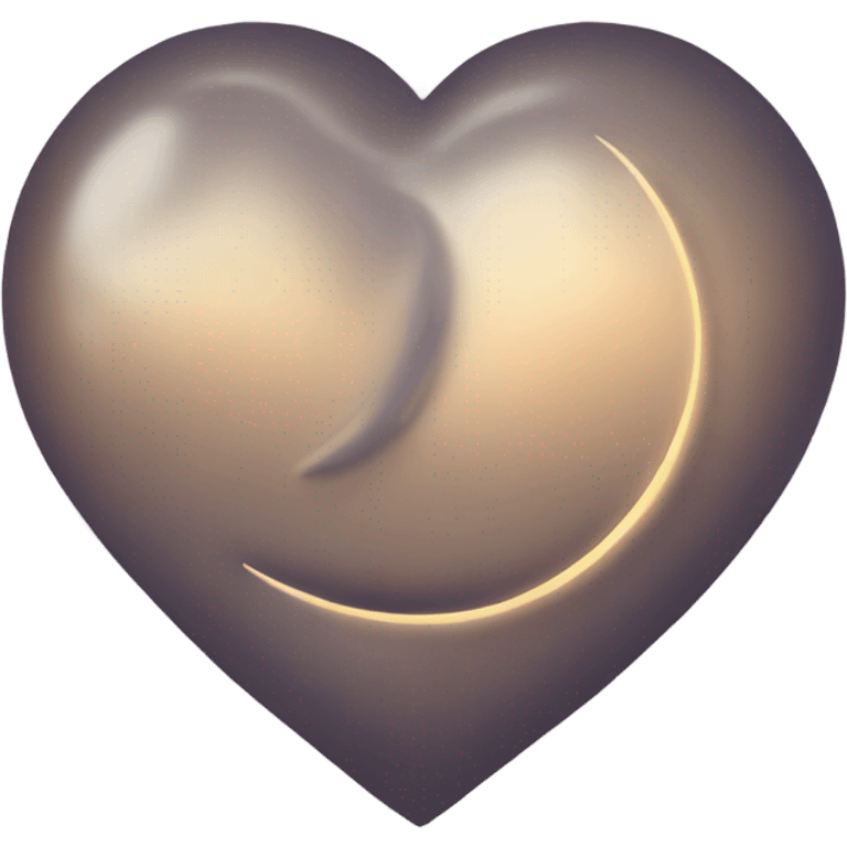 Moon heart  emoji