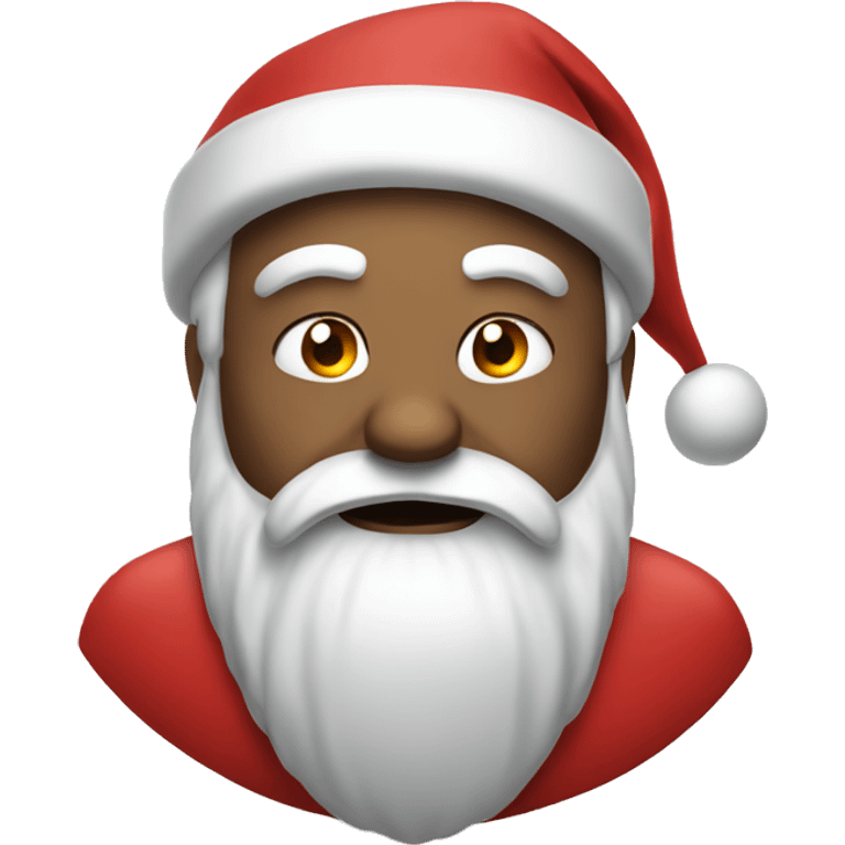 mean santa emoji