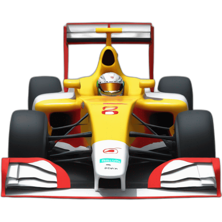 Formule 1 car emoji