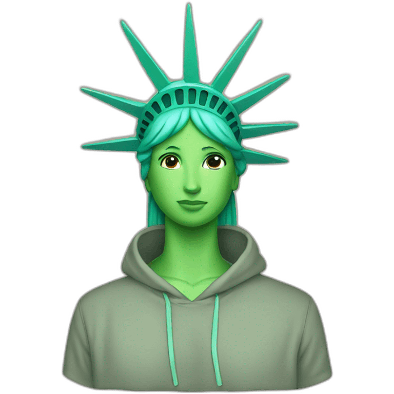 Statue of Liberty hoodie emoji