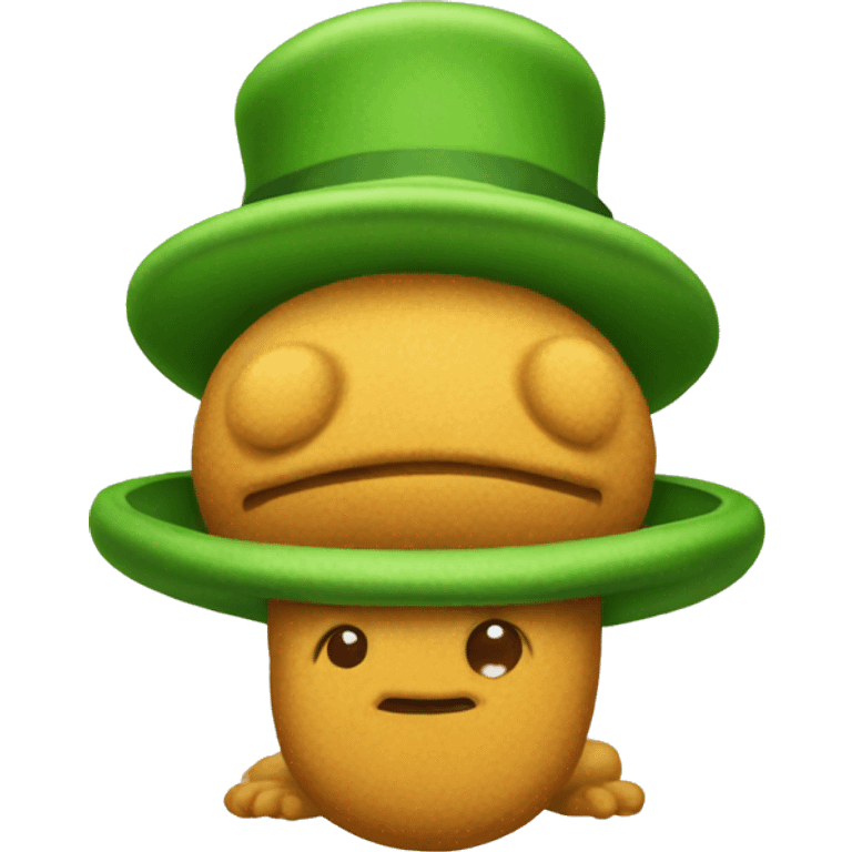 nuggets wearing a frog hat emoji