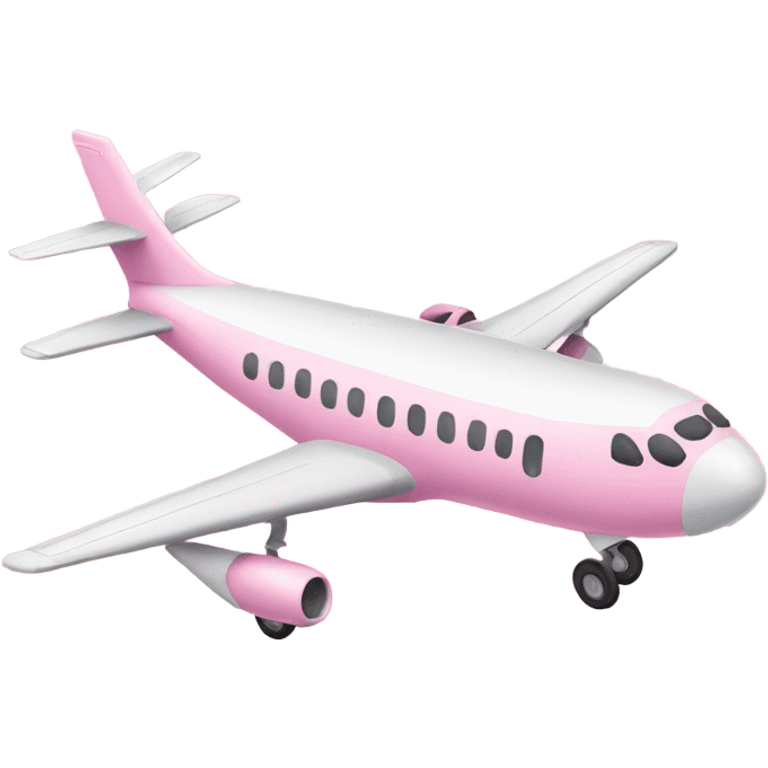 Baby pink plane emoji