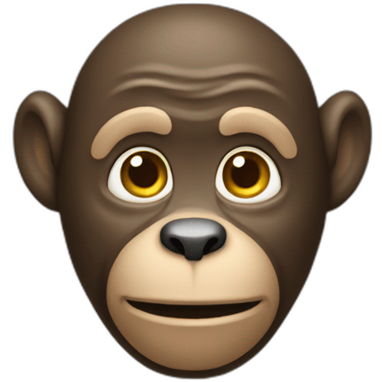 Un singe de l'espace emoji