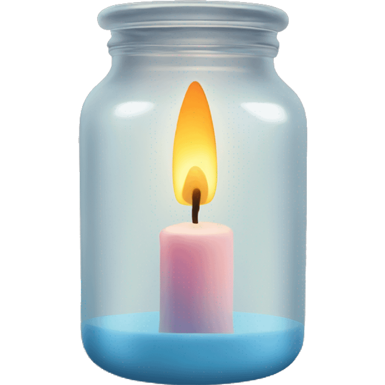 Candle in jar emoji