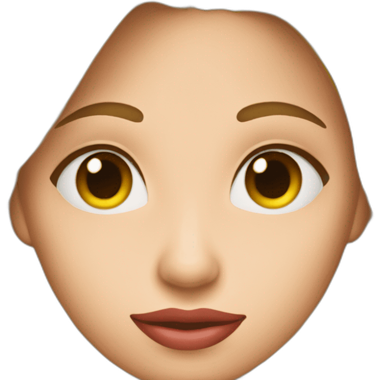 Mujer rubia enamorada emoji