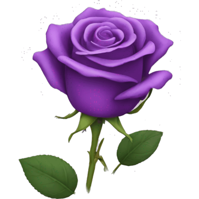 purple rose emoji