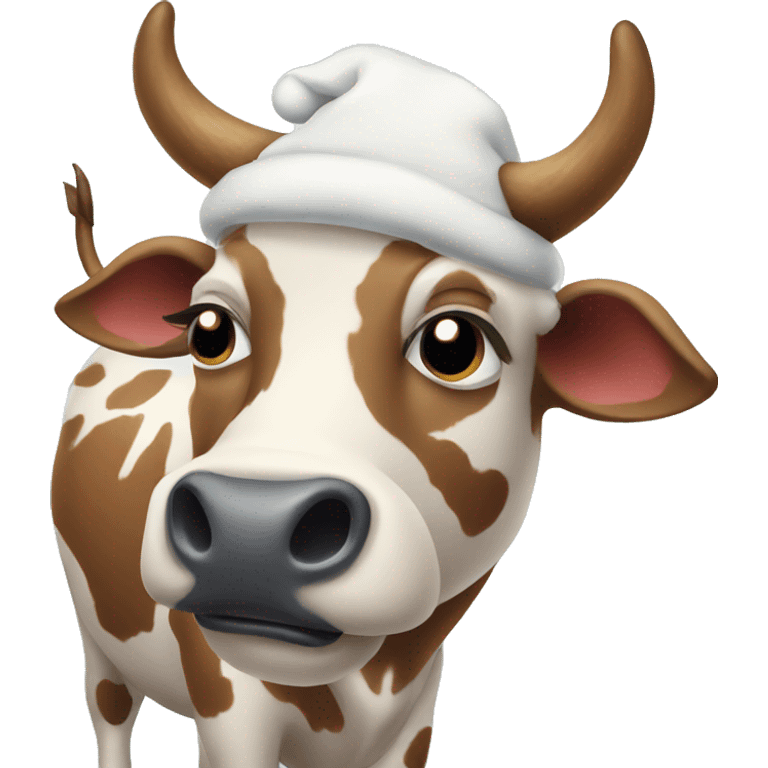 christmas cow emoji