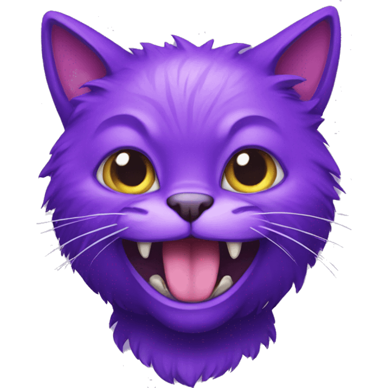 purple monster cat emoji