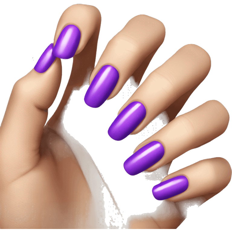 Purple nails emoji