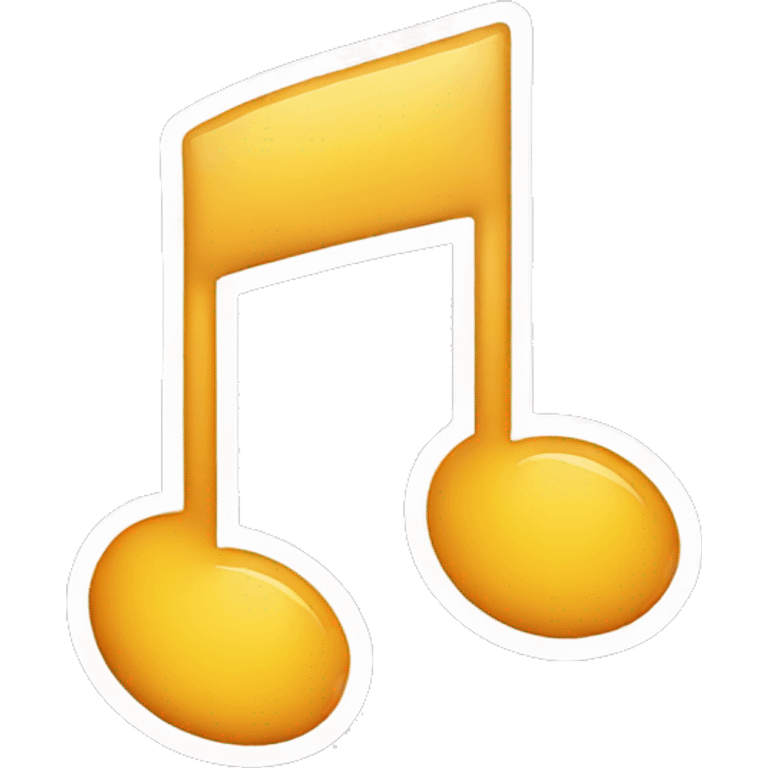 music note sticker emoji