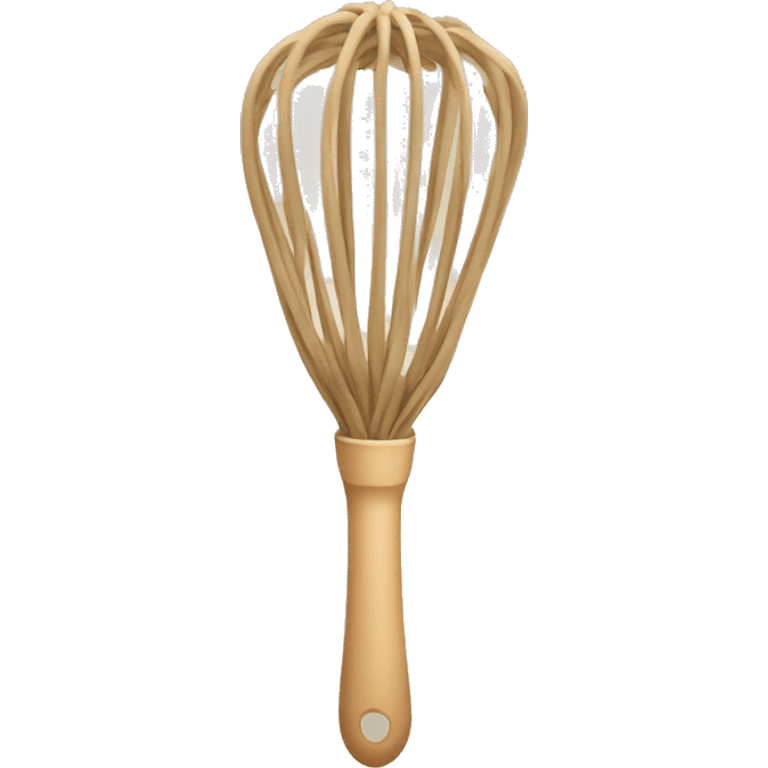 Beige cooking whisk emoji