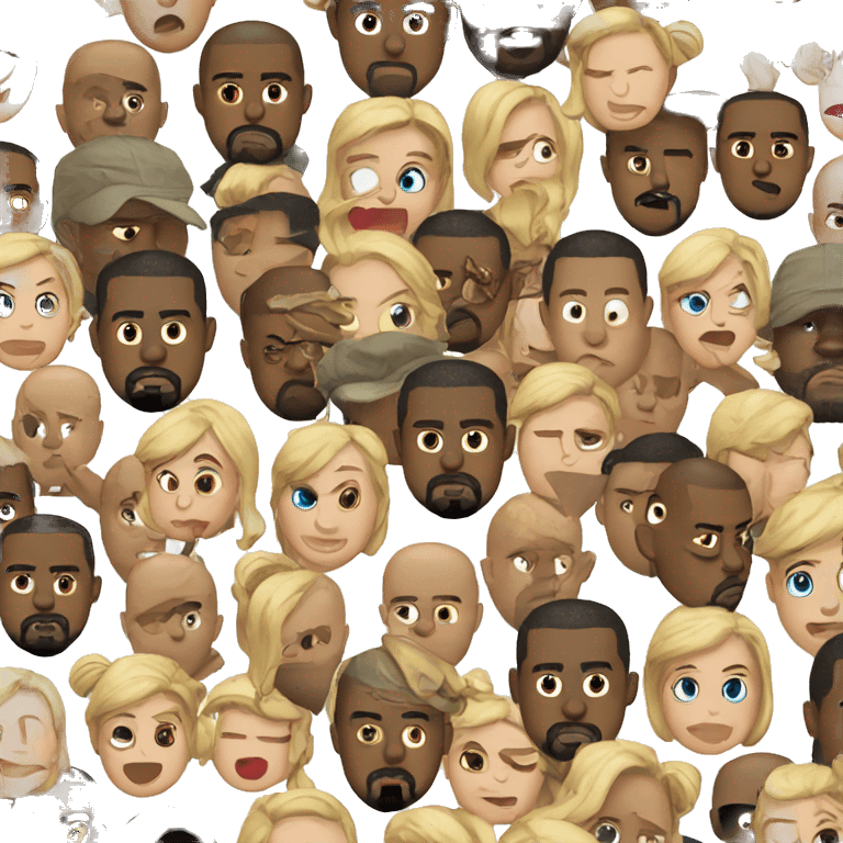 kanye test emoji emoji