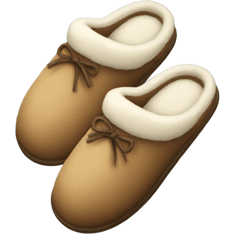 cozy slippers emoji