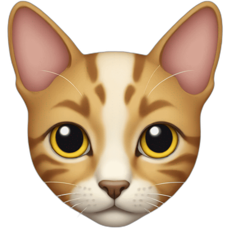 Cat side eyeing emoji