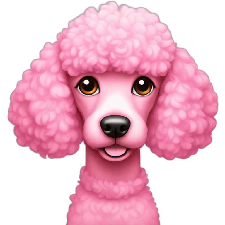 PINK FRENCH POODLE emoji