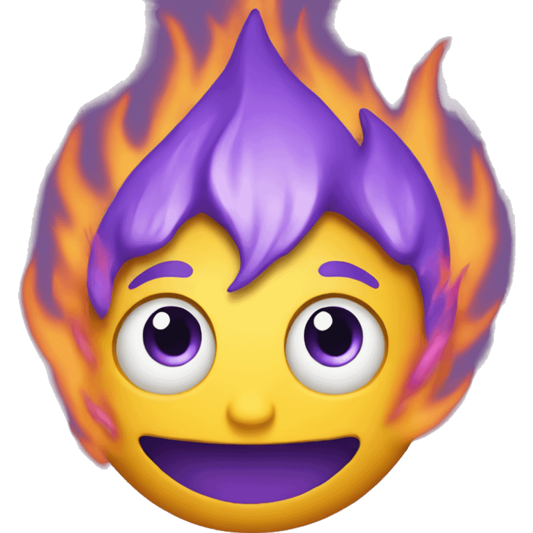 purple flame emoji