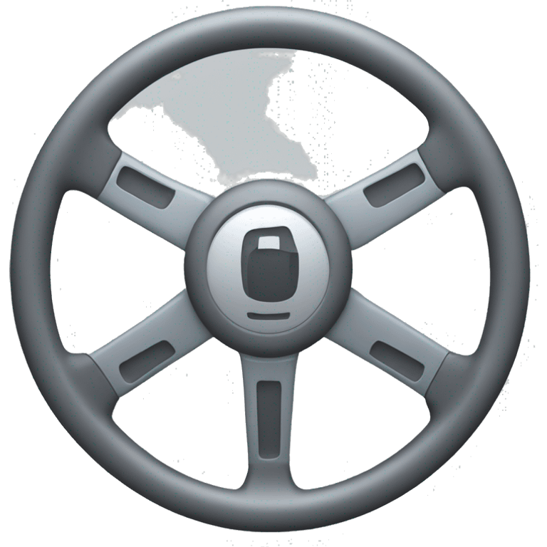 robotic steering wheel emoji