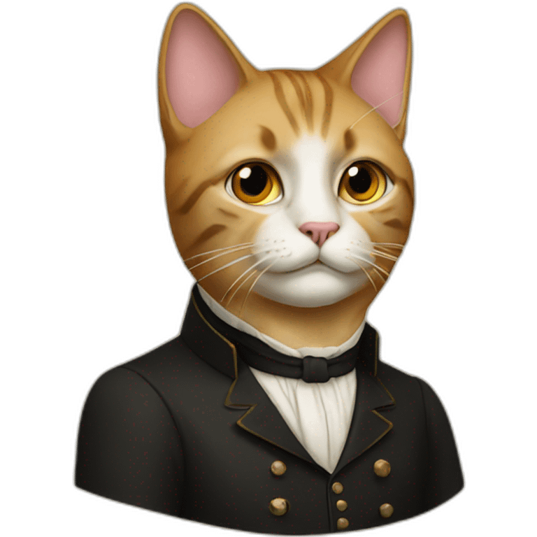 a famous german man as a cat emoji