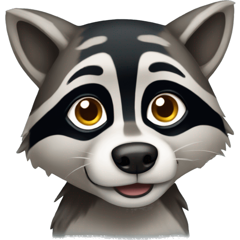 dog Raccoon emoji