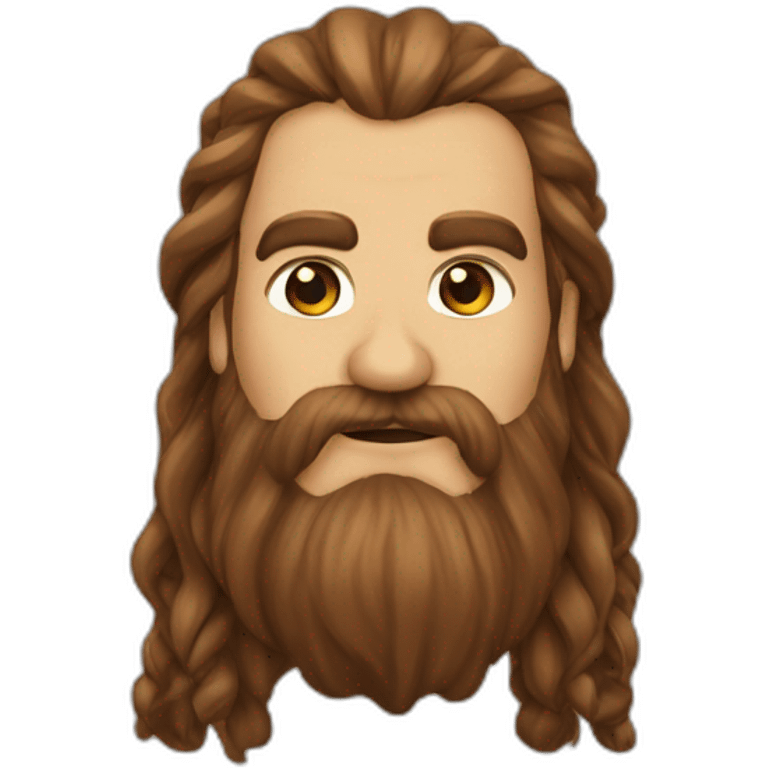 gimli lord of the rings brown beard emoji