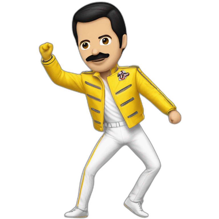 freddie mercury yellow jacket dance emoji