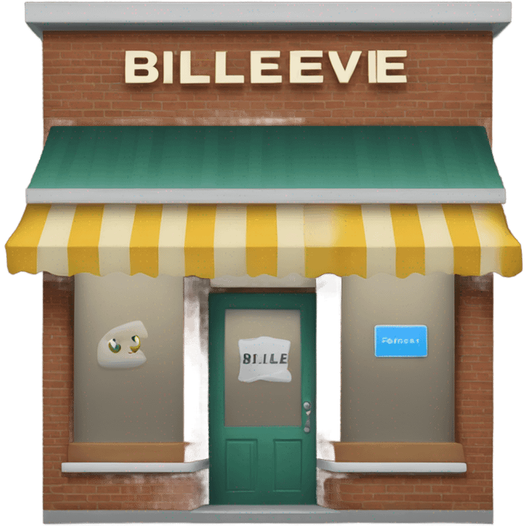 Store called "Billeive" emoji