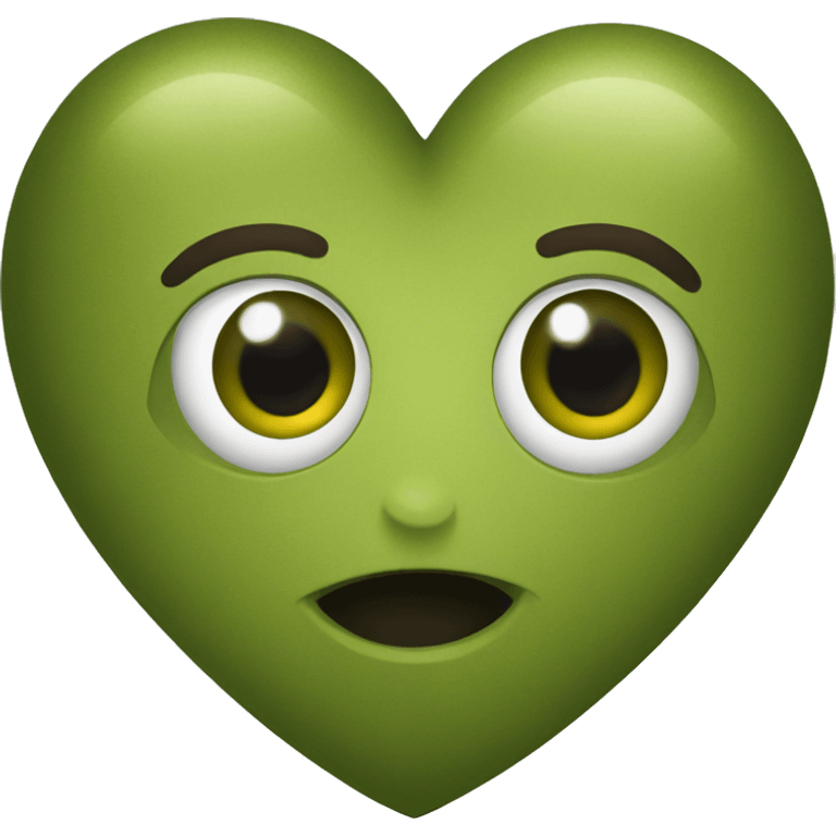 olive heart  emoji