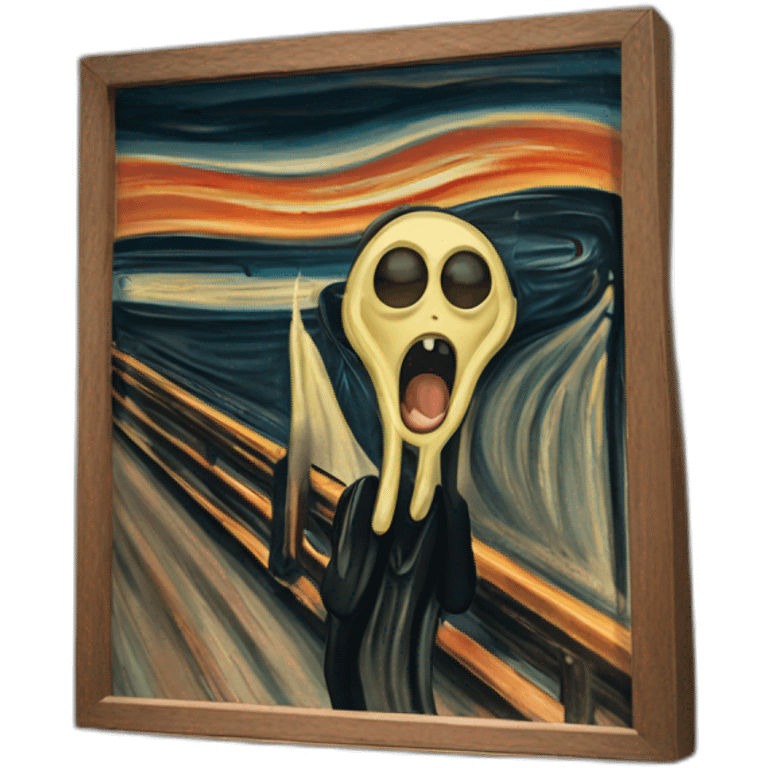 The Scream by Edvard Munch emoji