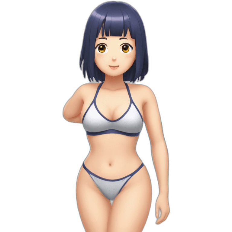 hinata hyuga full body pawg tiny swimsuit back focus emoji