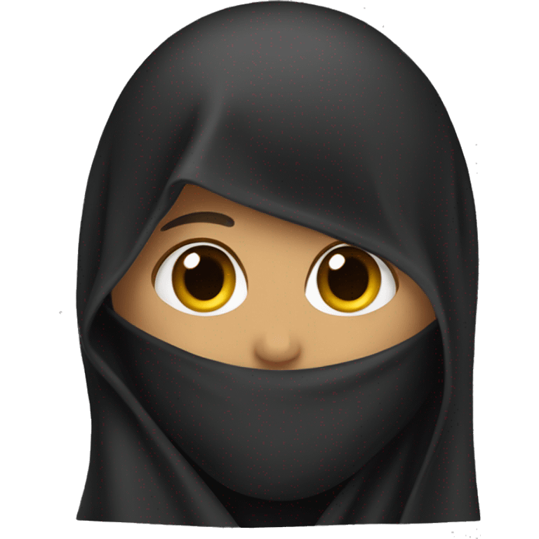 A an with a burka emoji