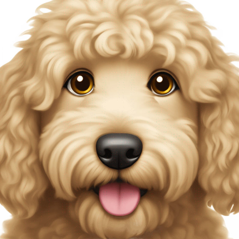 Goldendoodle  emoji